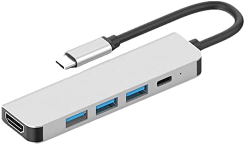Докинг станция за лаптоп Mobestech, USB-хъб за зареждане, 5 в 1, Многопортовый USB концентратор, USB Конвертор, Многопортовый