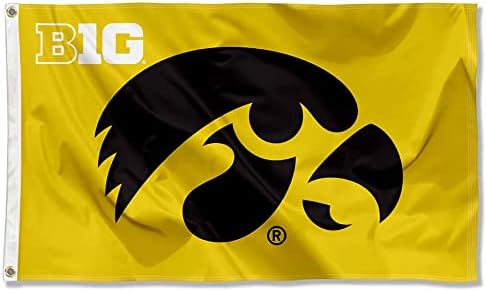 Флаг Hawkeyes Big 10 3x5