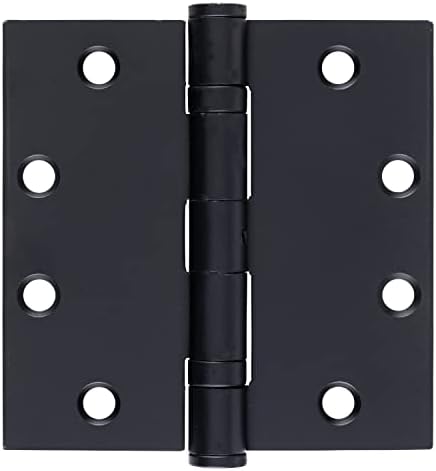 BRINKS Commercial - Врата на панта с шарикоподшипником 4 1/2 , матово черно покритие - Плавно отваряне и затваряне на
