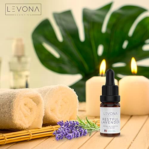 Levona Scent Чисти етерични масла за обектите за дома - Луксозни аромати за хотели и домове - Успокояващ Етерично масло