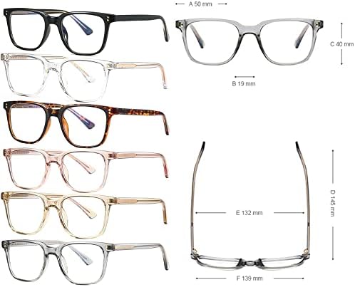 Квадратни Очила за четене RESVIO за Жени и Мъже с Пружинным тръба на шарнирна Връзка, Ръчно изработени, черни