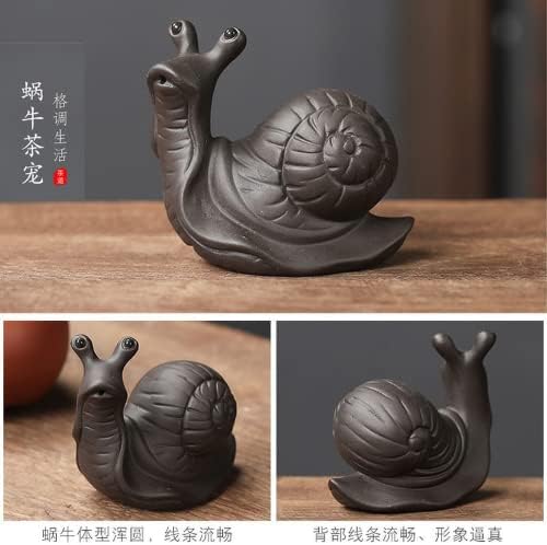 XIALON 5.7 cm Китайски Творчески Охлюви Чай домашен Любимец Лилав Пясък Бижута Ръчна изработка Кунг-фу Чай