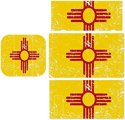 Флаг на щата Ню Мексико Симпатичен Модел Стикер за Кожата Пълно Обвиване на Кожата Защитни Скинове Стикер за Ключа