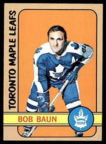 1972 Топпс 134 Боб Баун Торонто Мейпъл Лийфс (хокейна карта) EX/Mount Мейпъл Лийфс