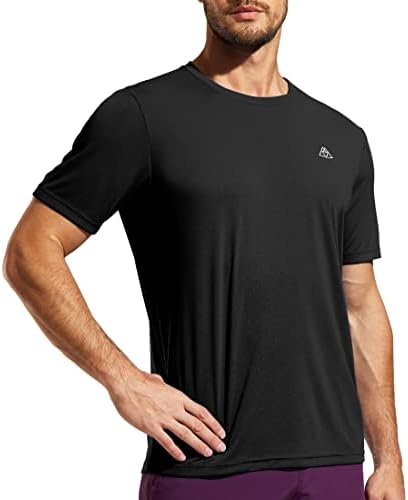 Haimont/ Мъжки Спортни Тениски с къс ръкав, Абсорбиращи Влагата, За Бягане, Спортни Ризи От Полиестер, Тениска