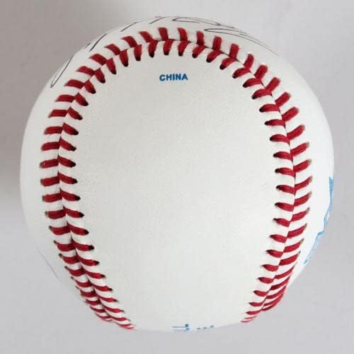 Рой Halladay подписа бейзболен договор с Блу Джейс – COA JSA - Бейзболни топки с автографи