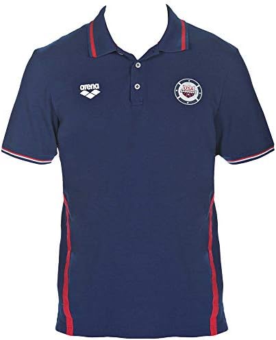 Стандартна Официалната Риза с къси ръкави Унисекс Националния отбор на САЩ по плуване Arena САЩ