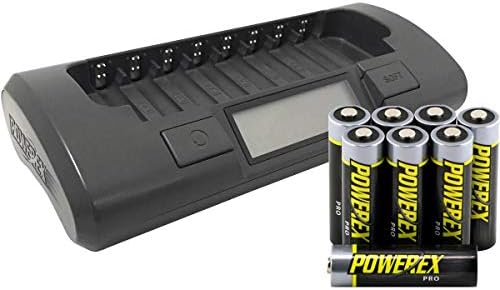 8-Элементное интелигентно зарядно устройство Maha Powerex MH-C800S за батерии AA/AAA, NiMH/NiCd