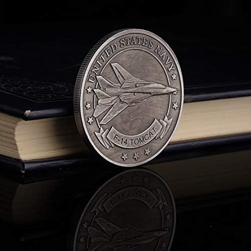 Изтребител F-14 Tomcat Медальон Украса Монета Военен Малък Подарък За Събиране На Подаръци Подарък Игра