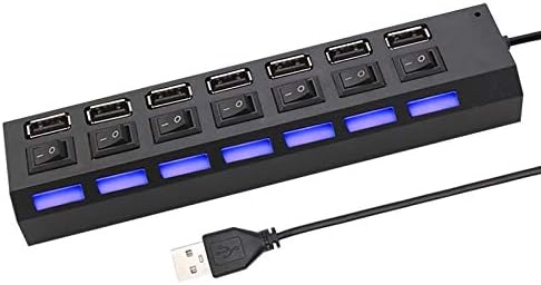 SLSFJLKJ USB захранващ Адаптер с няколко пристанища Разширяване 2.0 USB-хъб с Ключ за персонален КОМПЮТЪР с Множество