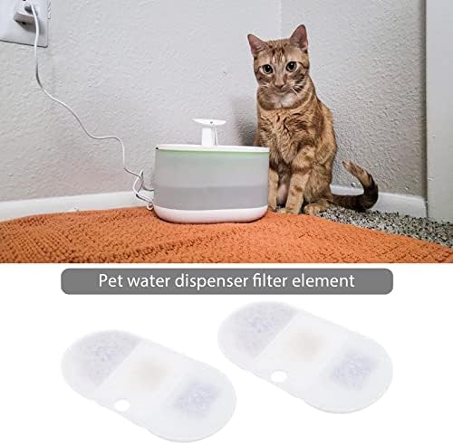 eMagTech 4 бр. Филтри за чешма за вода за котки, подмяна на гъба, Съвместими с PETLIBRO, които не съдържат бисфенол А,