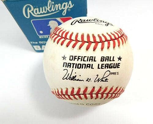 Подпис Хосе Офферман, ОНЛ Роулингс Бейзбол Авто ~ Бил Уайт Президент. - Бейзболни топки с автографи