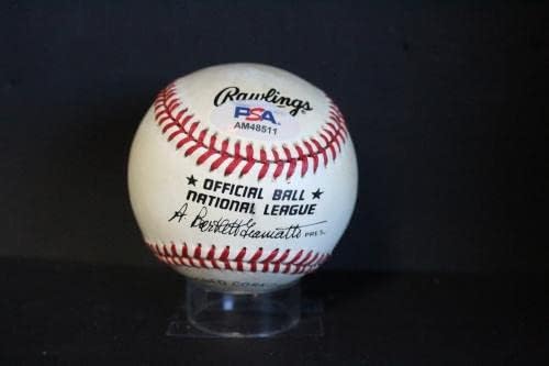 Джо Морган Подписа Бейзболен Автограф Auto PSA/DNA AM48511 - Бейзболни топки с Автографи