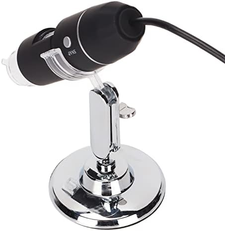 Дигитален микроскоп DAUERHAFT USB, 1920x1080P Черно Портативен Микроскоп 8 LED 50-1000X с OTG адаптер за OS X 10.8 за