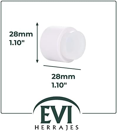 EVI | Врата акцент за стена с лепило | 1,1 X 1,1 | Отлична адхезия | функционалност | Мод. 198/28 (Неръждаема стомана