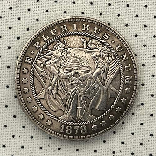 1878 Американски Морган Блуждающая Монета Скелет На Красотата Айде Са Подбрани Монета За Подарък Щастлив Предизвикателство