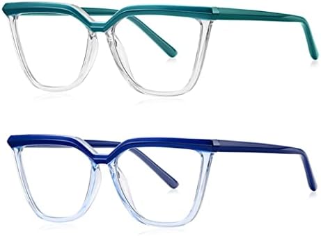 bullabulling Очила за четене в рамка за вежди дамски очила за четене оптични модни дамски блокер сини светлинни компютърни