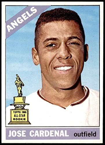 1966 Topps 505 Хосе Cardenal Лос Анджелис Энджелз (Бейзболна картичка) Ню Йорк /MT Angels
