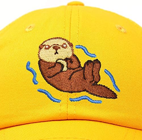 Бейзболна Шапка DALIX Otter Cap Animal Dad Шапка С Бродерия на Nature Mom