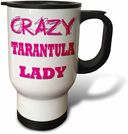 3 Чаша за пътуване Crazy Tarantula Дама от неръждаема стомана, 14 грама, Многоцветен
