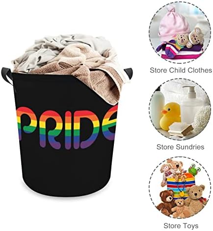 Кошница за дрехи Rainbow Pride Сгъваема Кошница За Дрехи кош За Пране и Чанта За Съхранение на Дрехи