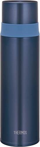 Термос за вода FFM-501 MSB от неръждаема стомана, Тънка бутилка, Непрозрачно сини, 16,9 течни унции (около 500 мл)