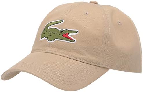 Мъжка шапка от Lacoste кепър лента през Големия Croc с Регулируем Кожена каишка