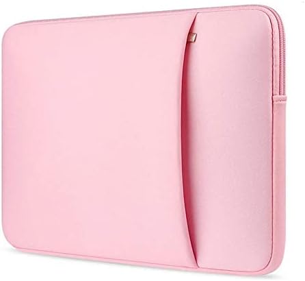 14-инчовата чанта за лаптоп AMZER със Странично джоб за MacBook Pro 2021 A2442 M1 Pro / M1 Max - Розово (AMZ208201)
