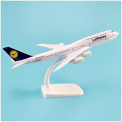 APLIQE Модели на самолети от 20 см за Lufthansa един Боинг 747 B747 400 Авиационен Метална Сплав Модел Самолет Подарък За Рожден Ден Графичен Дисплей
