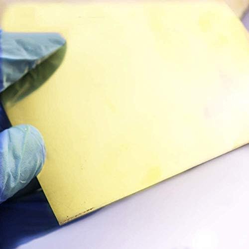 Месинг лист Месинг Златен Лист Фолио Фолио Табела H62 САМ Експеримент Лист с Дебелина 0,8 мм, Ширина 300 мм, Дължина