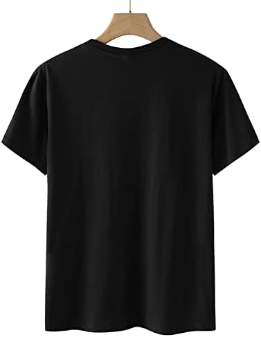 Женска тениска с Кръгло деколте в Деня на Св. Патрик, Ежедневни Меки Тениски, Летни Блузи С къс ръкав, Ризи в клетка