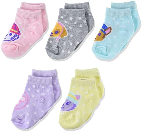 Nickelodeon унисекс-детски Патрул Лапи, 5 Опаковки Чорапи за Коротышек