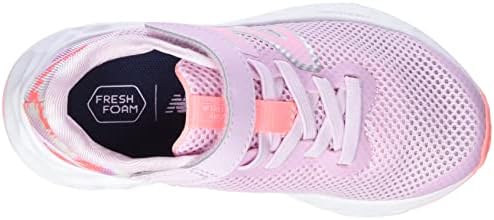 Маратонки за бягане New Balance Girls Fresh Foam Arishi V4 на куки и панти, Светло Червено /Грейпфрут, За деца ширина