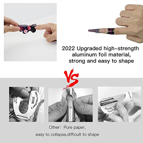 500 Форми за нокти-Высокопрочные самозалепващи свойства -Нови стикери в обновената стил за изграждане на акрилни нокти,