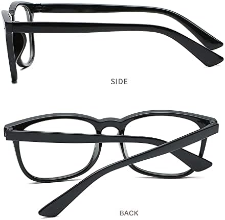 CVVTSPE 2 опаковки, блокиране на синя светлина, леки модерни матови черни мъжки слънчеви очила за четене