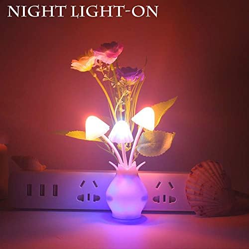2 Бр. Plug led лека нощ, Warmstor 0,5 W Энергосберегающая Лампа нощна светлина с Автоматичен Сензор от Здрач до Зори
