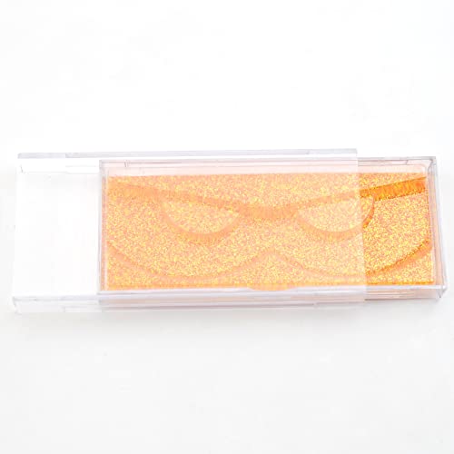 10/20/30 броя 3d Калъфи за мигли Лъскава Опаковка Кутии за мигли Фалшиви Мигли Опаковка за мигли на Едро (Цвят: оранжева