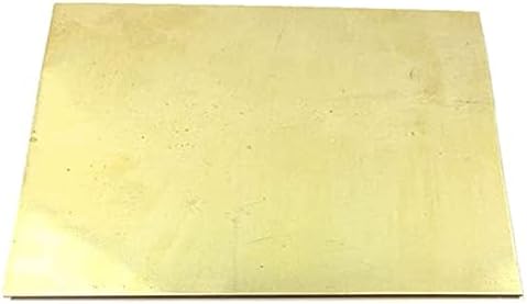NIANXINN Меден лист фолио, Месинг Златен Лист Фолио Фолио Табела H62 САМ Експеримент Лист с Дебелина 0,4 мм, Ширина 300 мм, дължина 500 мм/19,68 инча, 1 бр. Месингови плочи, Листове