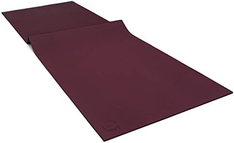 Килимче за йога Koru Fold & Roll - Патентован дизайн, по-чиста алтернатива на традиционните коврикам за йога, 6 мм дебелина, не съдържа 7P, сертифициран от SGS, 68 x 24