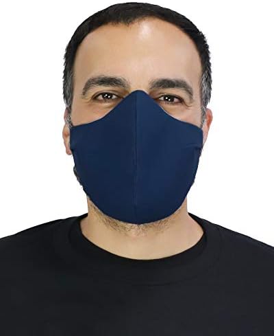 3 Опаковки маски за лице през главата от Masker-AID: 3 слой памук, за многократна употреба, обратими, дишащи, унисекс,