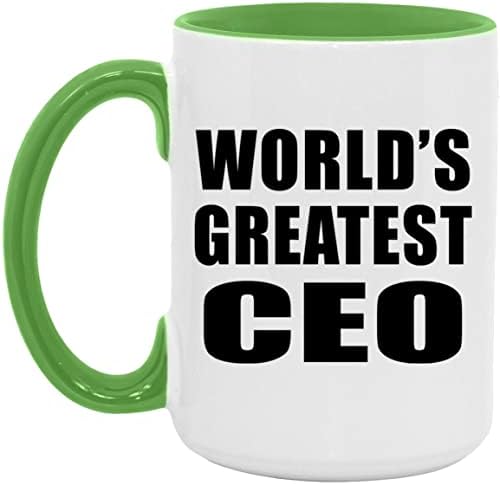 Designsify главен Изпълнителен директор на най-Голямата в света, Кафеена Чаша с Акцент върху 15 грама, Зелена Керамична