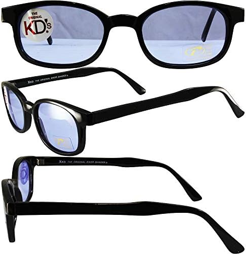 Слънчеви очила X-KD 1012 в Черна рамка със сини лещи