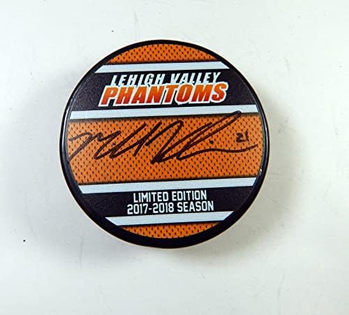 Майк Веккьоне 21 Подписа договор с AHL LeHigh Valley Фантоми 17-18 Авто 261 хокей на шайби - за Миене на НХЛ с автограф