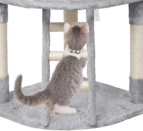 Yaheetech Cat Tree, 48-инчов Котешка кула за котки в затворени помещения, Котешки дървета за Големи Котки с Просторна