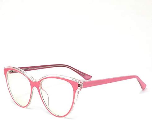 Очила за четене RESVIO за жени и Мъже, Cat Eye Oversize Ръчно изработени в пълна Рамка За четене Розови