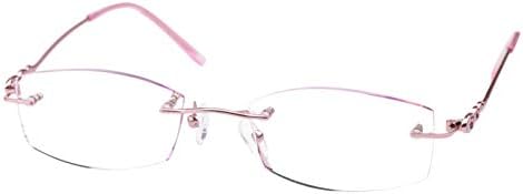 Очила за четене с кристали SOOLALA с тъмни виолетови лещи и диамантена огранкой