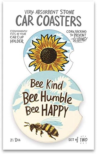 Примитиви от Туроф Car Coasters - Добра Пчела, Пчела Смирена, Щастлива Пчела