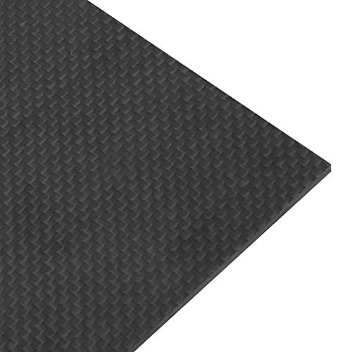 Плоскост от Въглеродни влакна, Саржевый лист от въглеродни влакна с Висока Твърдост (200x300x2 мм)