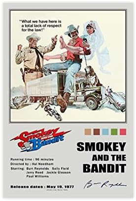 ЙОЛАНЧ Смоуки и Бандит (1977) -Плакат на филма Смоуки и Бандит, Плакат Смоуки и Бандит, Платно, Плакат, монтиран на стената