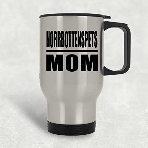 Designsify Norrbottenspets на Мама, Сребърен Пътна Чаша 14 грама, на Изолиран Чаша от Неръждаема Стомана, Подаръци за